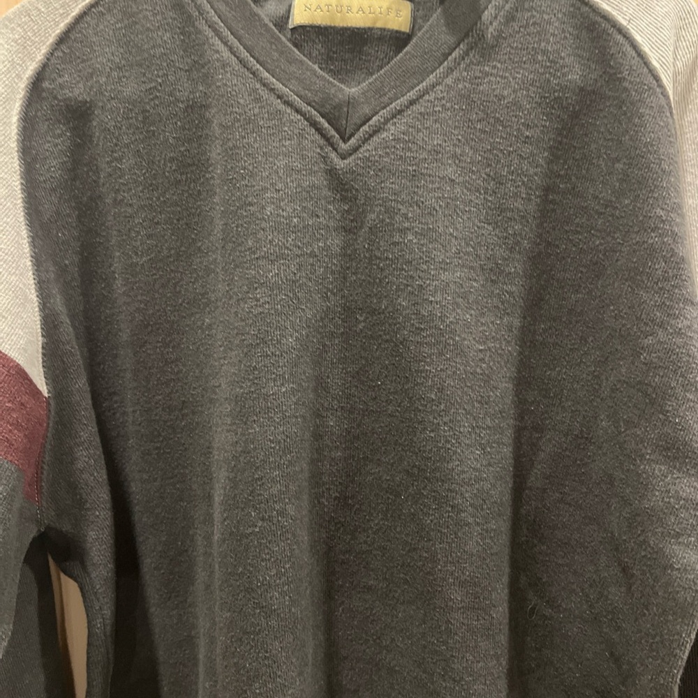 Natural Life Men’s Sweater Size XL Gray